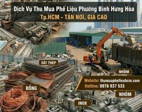 Dịch Vụ Thu Mua Phế Liệu Phường Bình Hưng Hòa Tp HCM Sau Sát Nhập Giá Cao Nhất Thị Trường