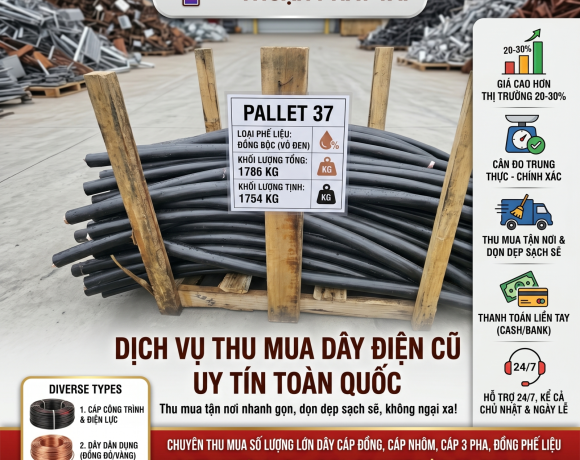 Thu Mua Đồng Cáp Phế Liệu Giá Cao Toàn Quốc - Thu Mua Tận Nơi