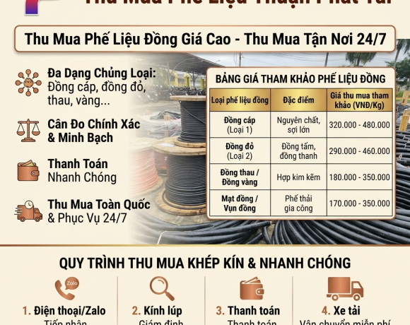 Thu Mua Dây Cáp Điện Cũ Giá Cao Toàn Quốc - Thu Mua Tận Nơi 24/7
