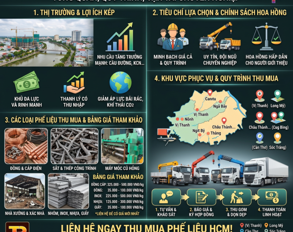 Thu Mua Phế Liệu Hậu Giang Giá Cao - Báo Giá Ngay, Thu Gom Tận Nơi