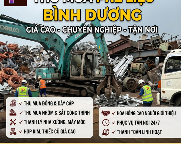 Thu Mua Phế Liệu Bình Dương Giá Cao - Tận Nơi, Hoa Hồng Hấp Dẫn