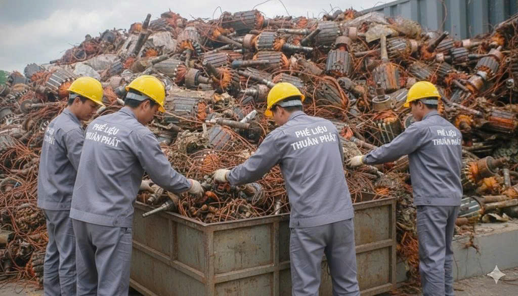 Thu mua phế liệu sắt vụn, sắt đặc, sắt tấm giá cao