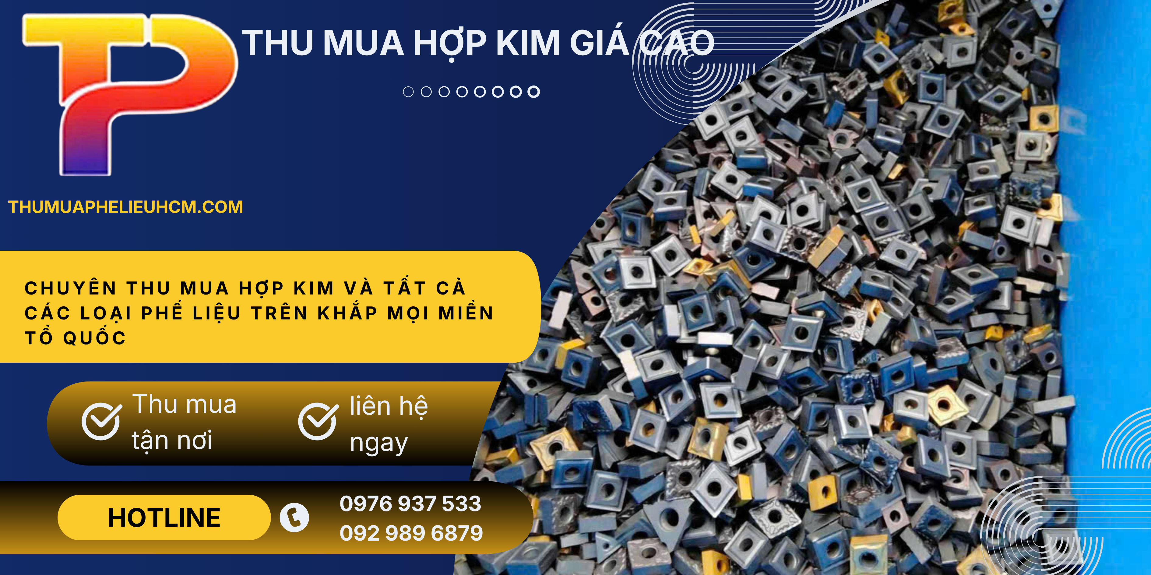 Đại Lý Thu Mua Lưỡi Dao Hợp Kim Cũ, Mảnh Dao Tiện CNC Giá Cao