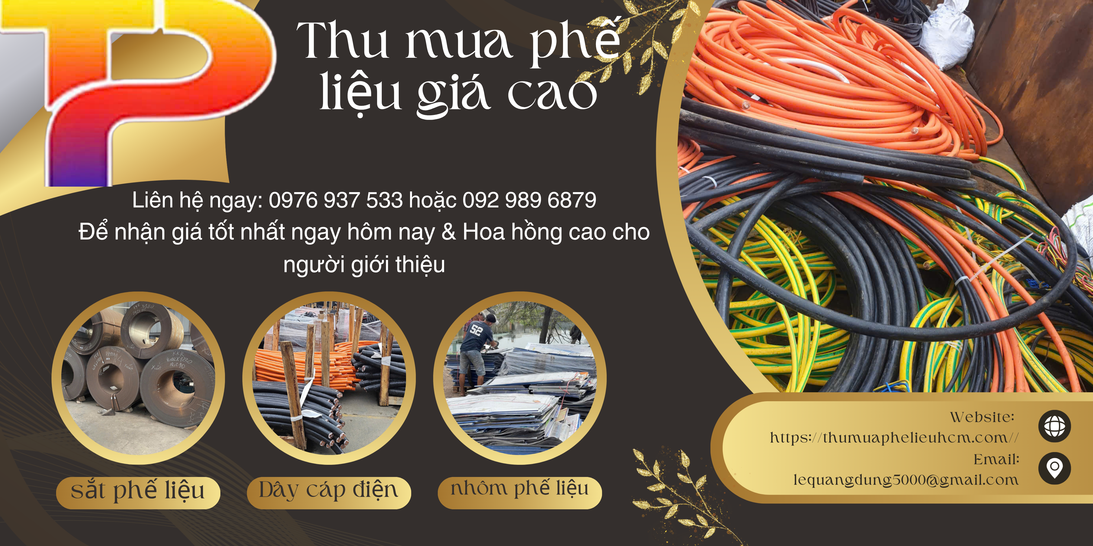 Thu mua dây cáp điện cũ giá cao