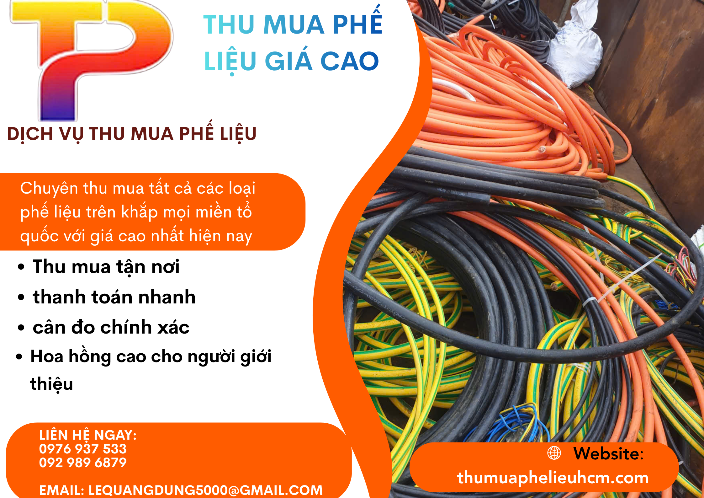 Thu mua dây cáp điện đồng