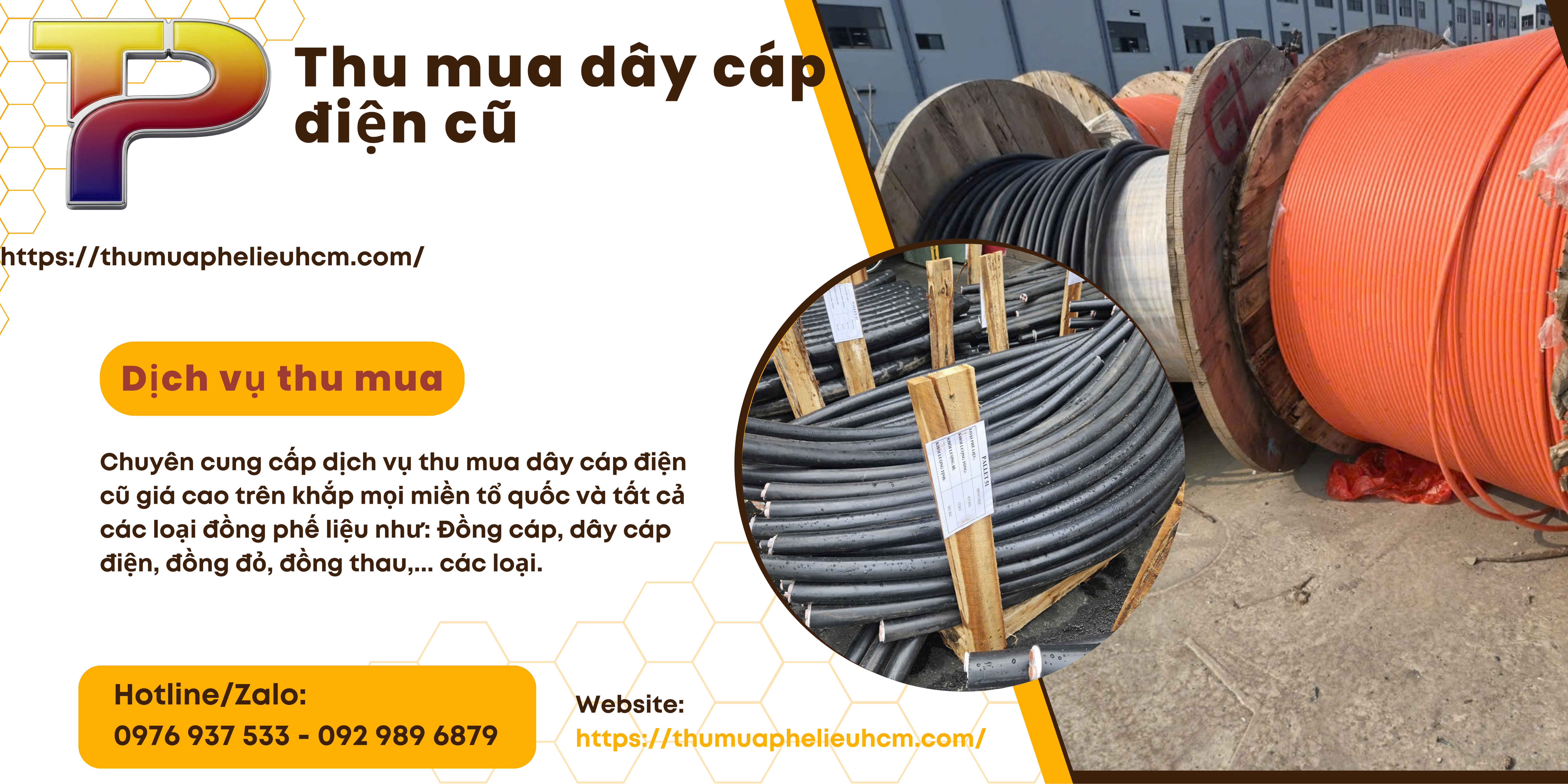 Thu mua dây cáp điện cũ phế liệu giá cao