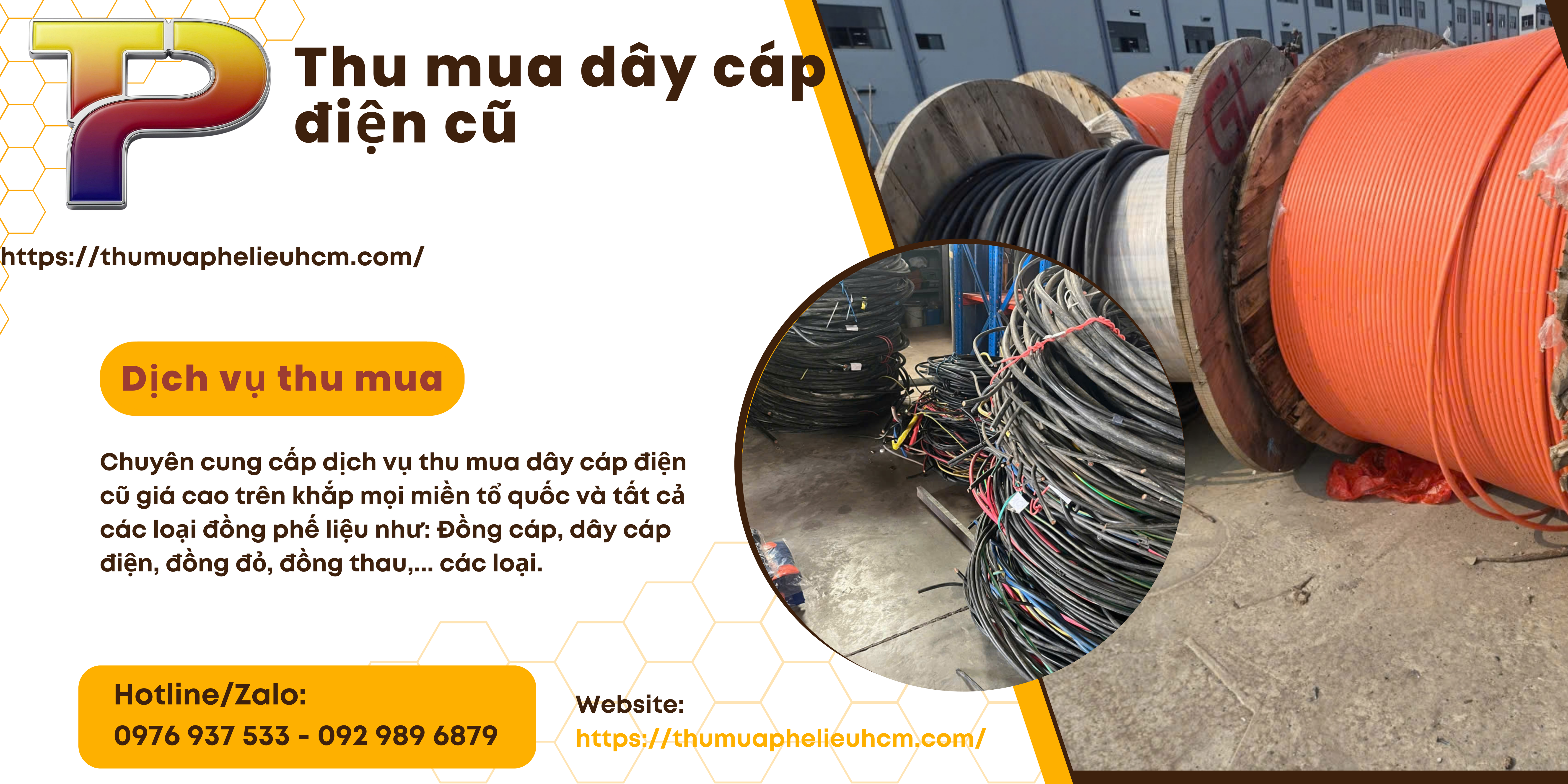 Thu mua dây cáp đồng giá cao
