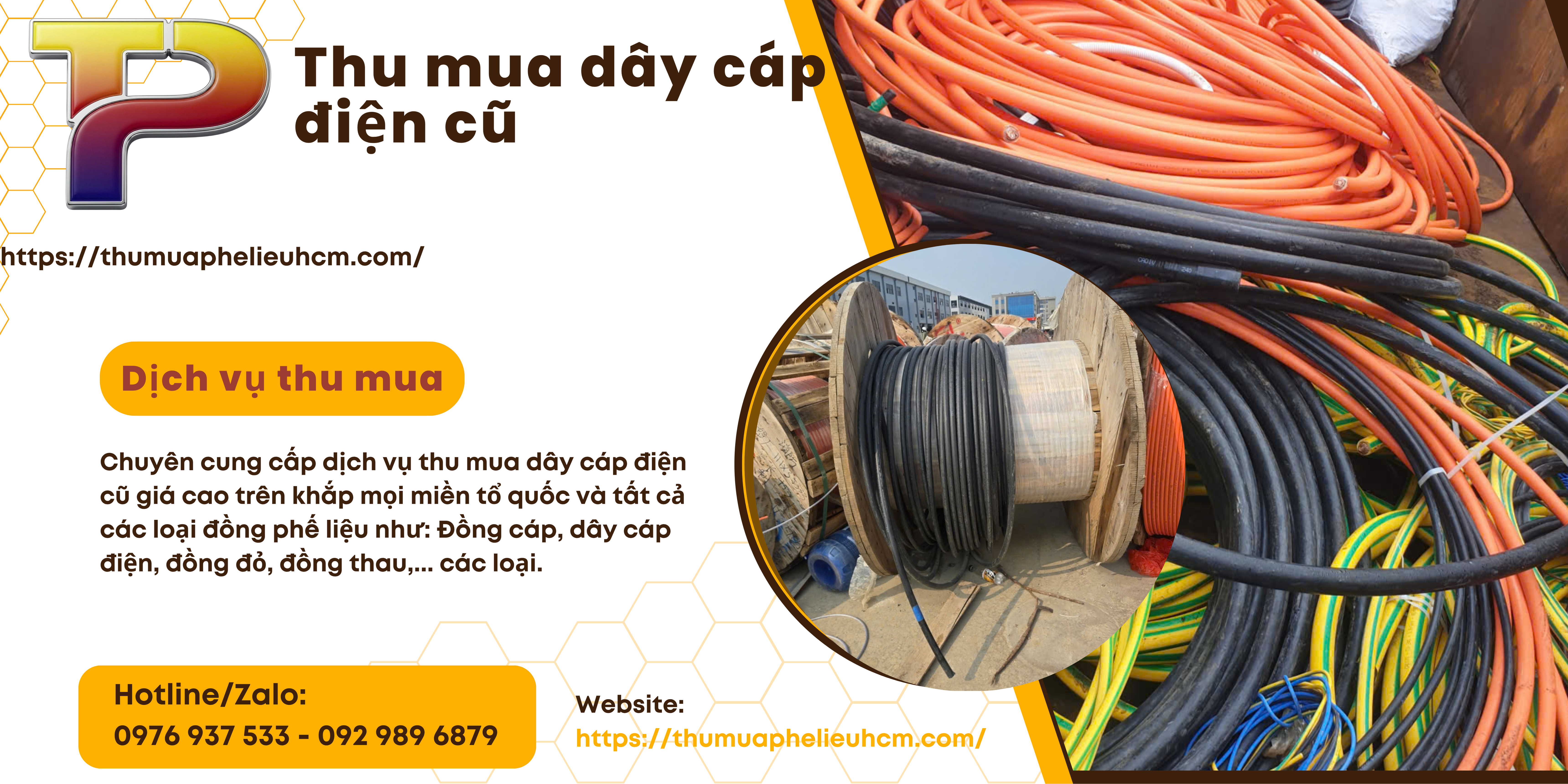 Thu mua dây cáp đồng phế liệu giá cao