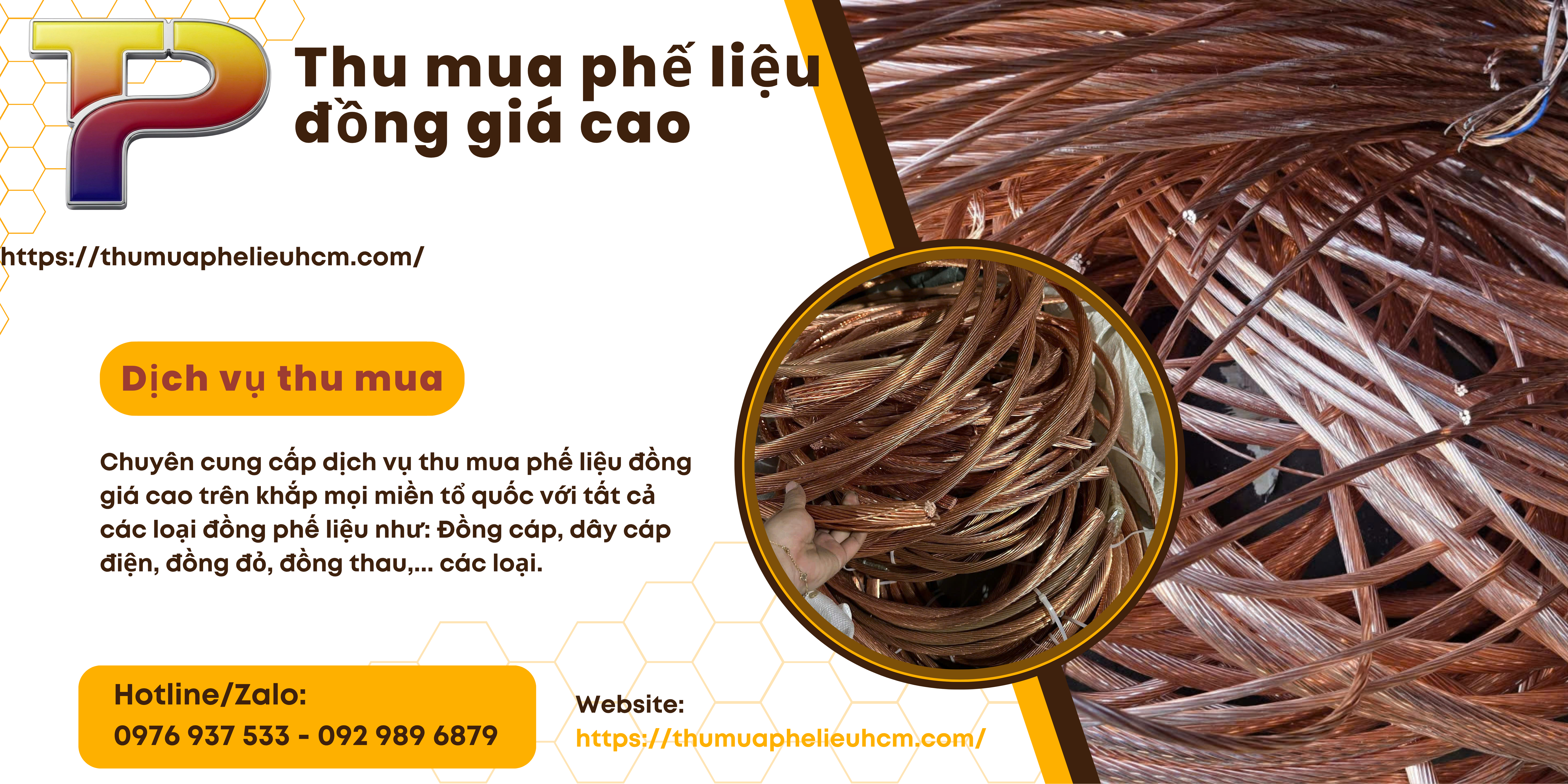 Thu mua đồng phế liệu giá cao tận nơi