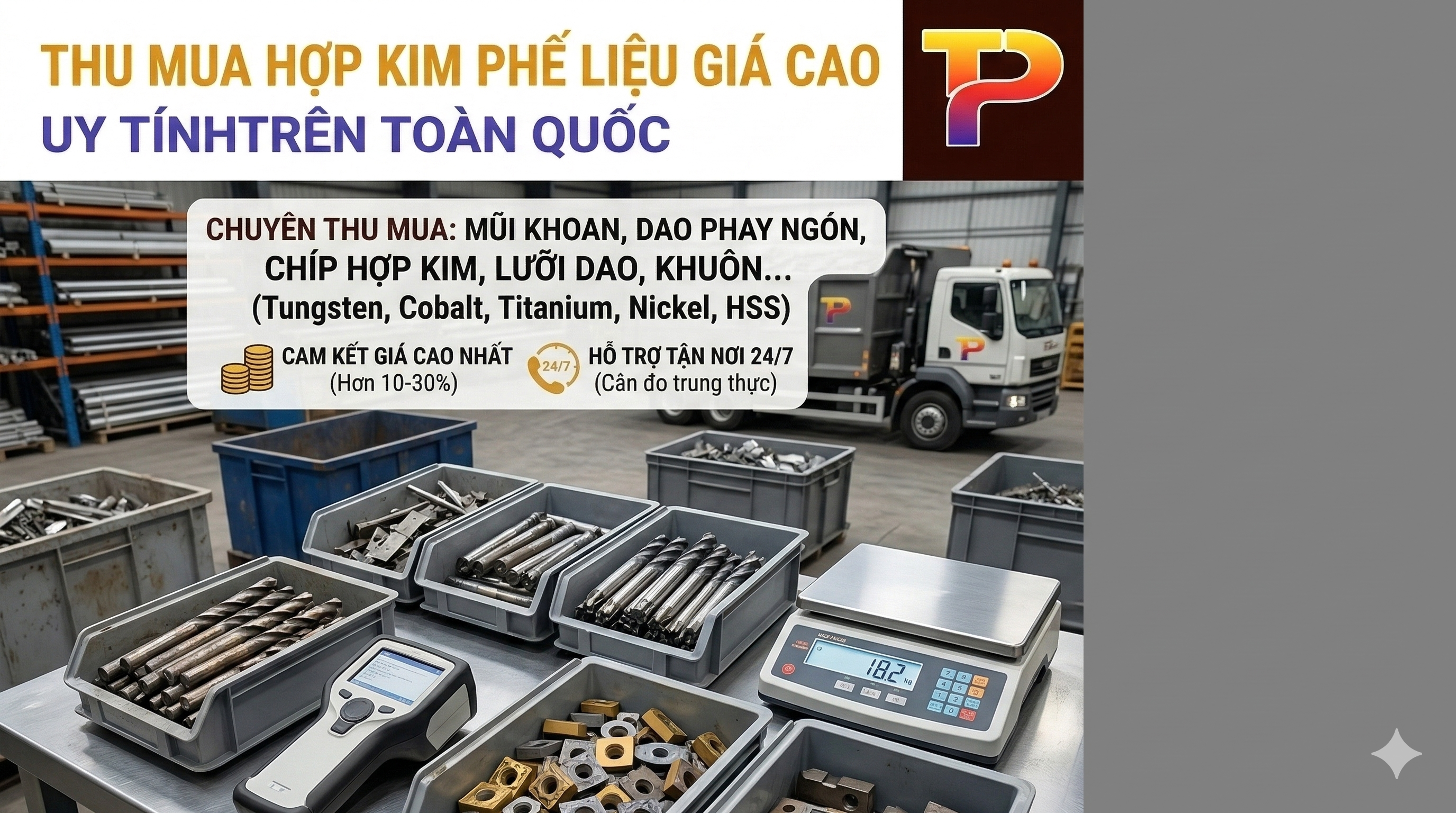 Thu mua hợp kim cũ giá cao