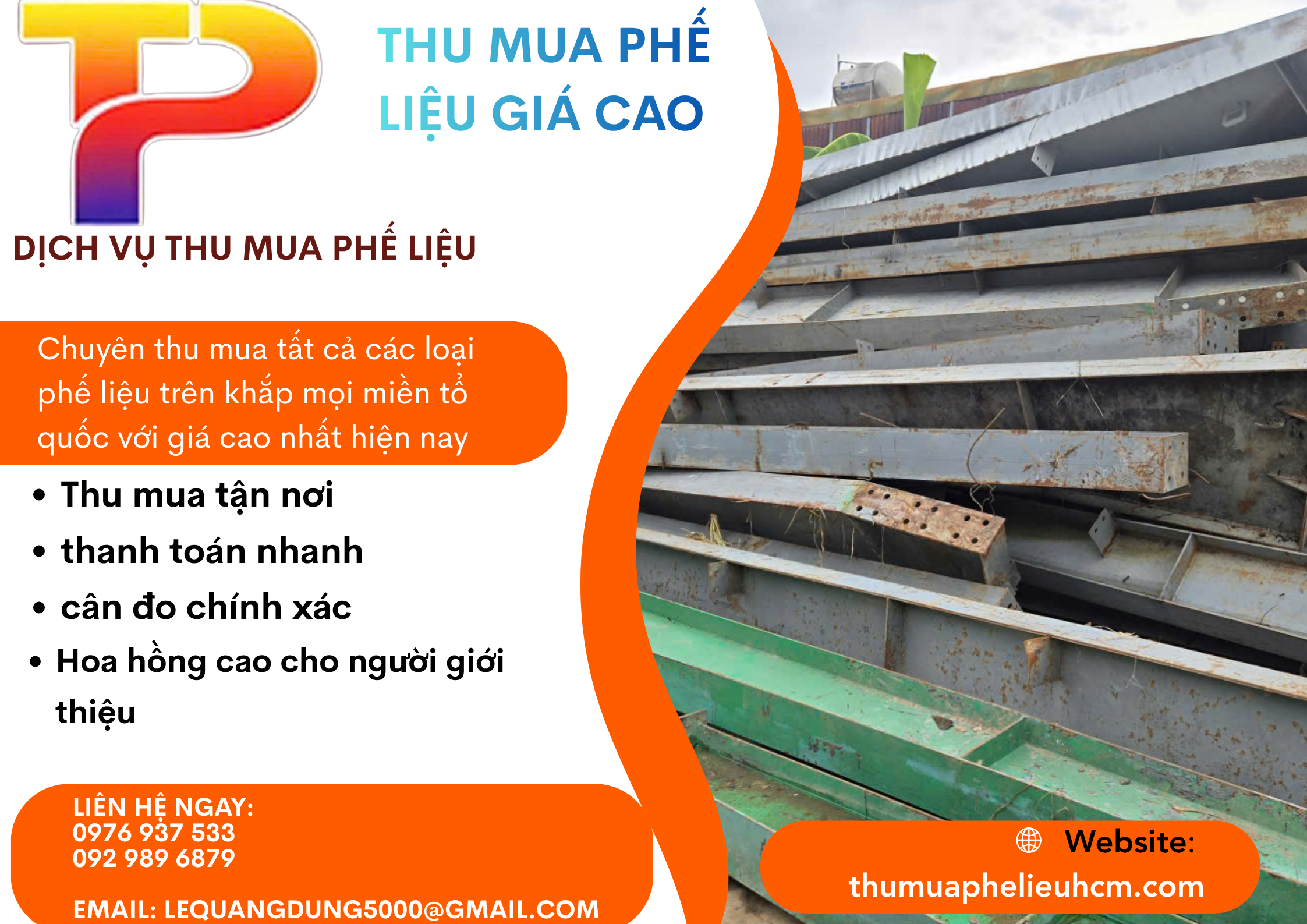 Thu mua sắt phế liệu giá cao