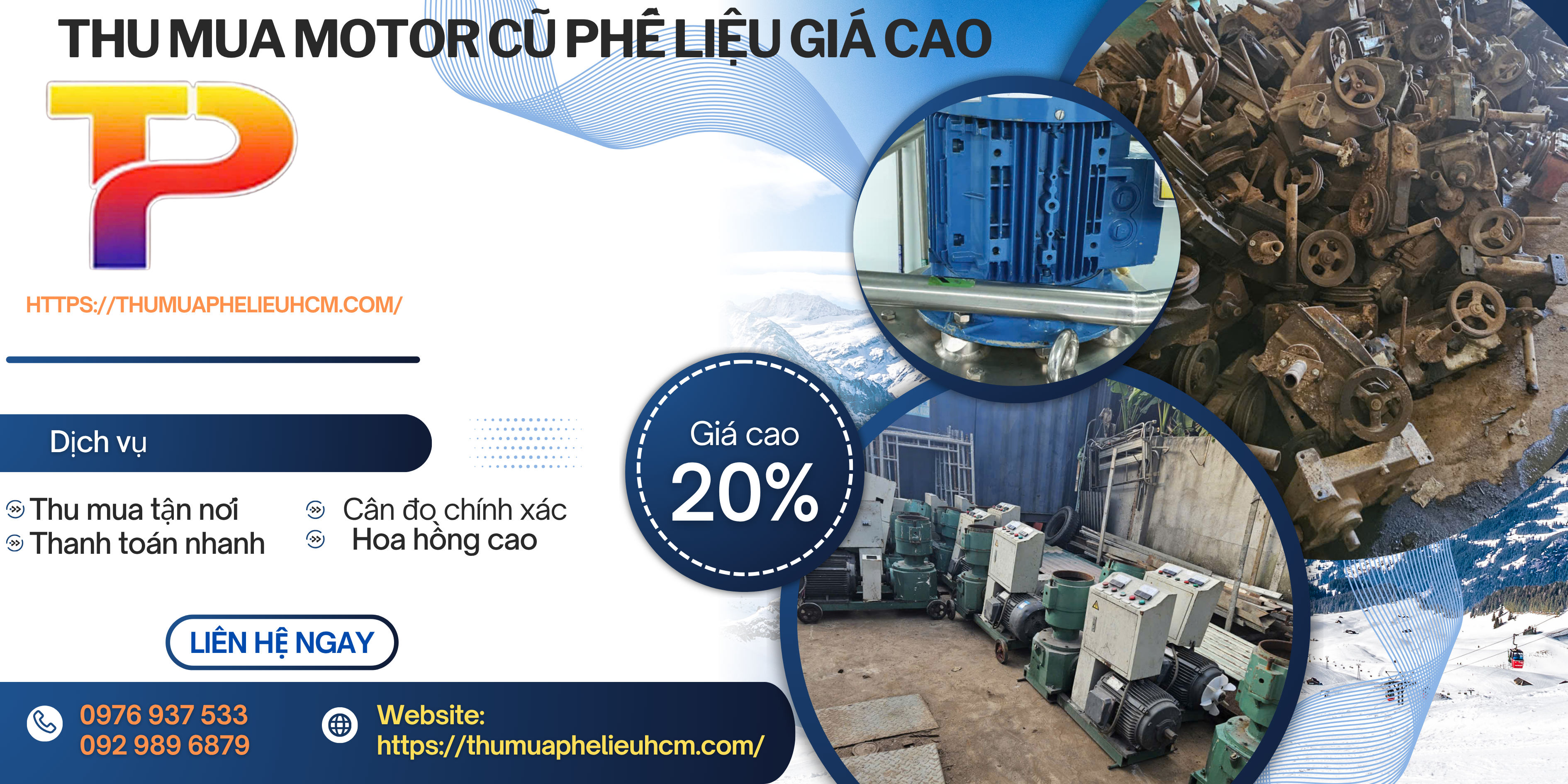 Thu mua motor cũ phế liệu giá cao tận nơi