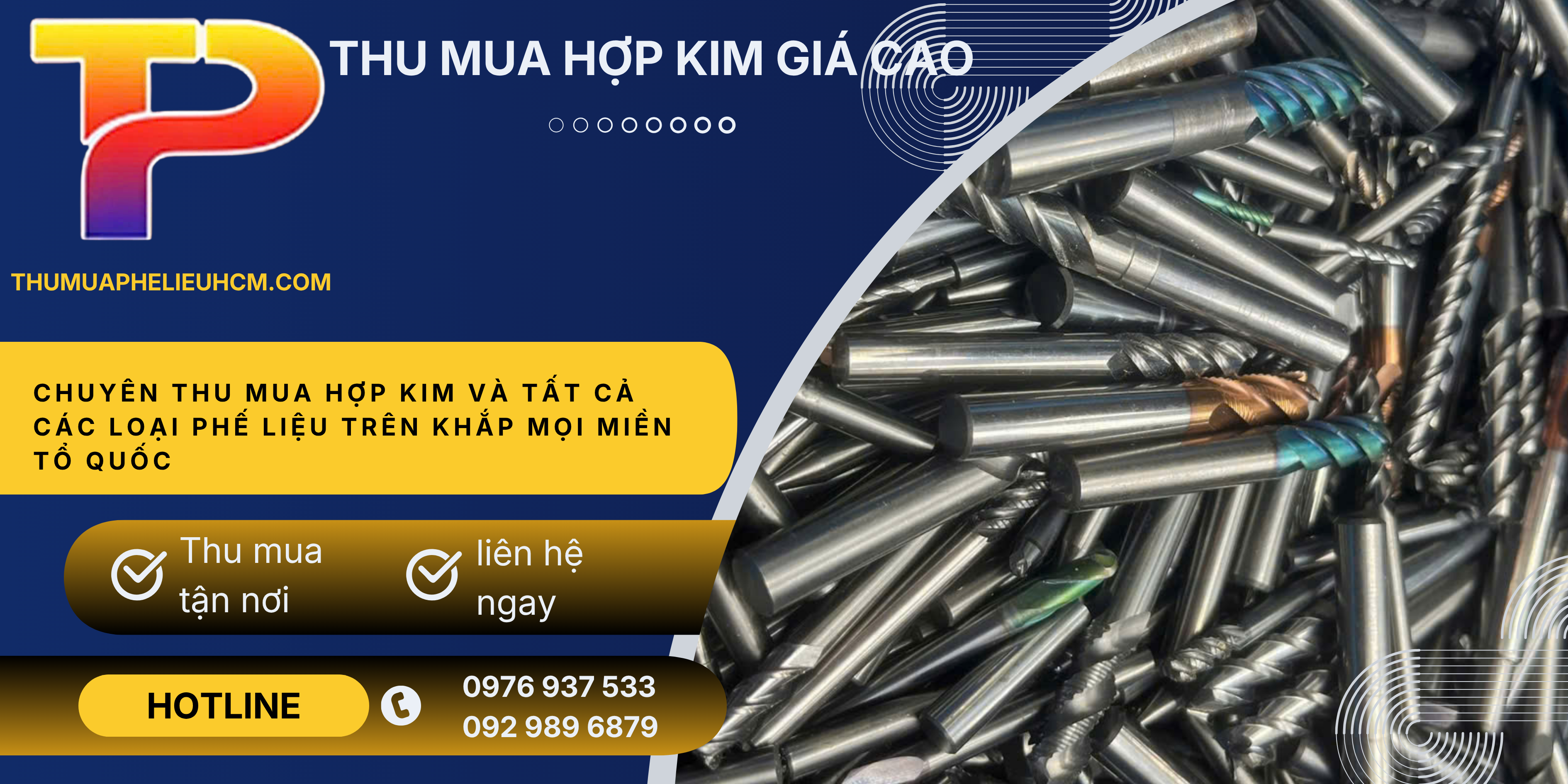 Tu mua mũi khoan hợp kim cũ giá cao
