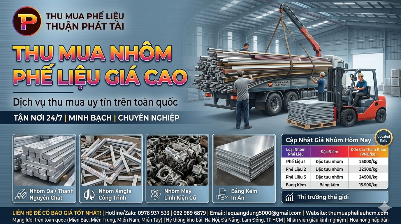 Thu mua nhôm phế liệu tại Miền Bắc