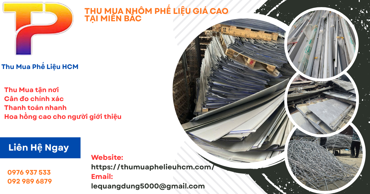 Thu mua nhôm máy phế liệu giá cao tại Miền Bắc