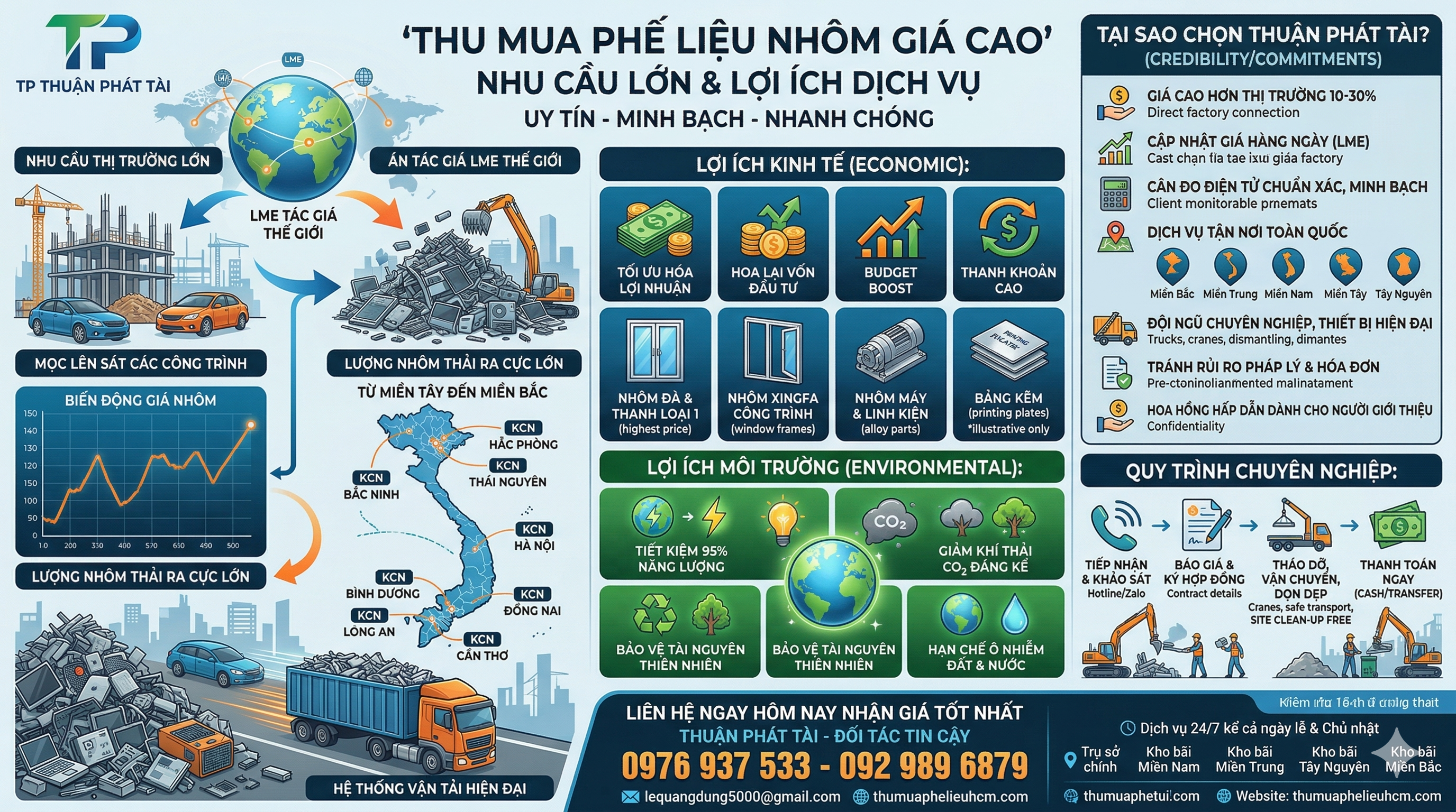 Thu mua nhôm đà phế liệu