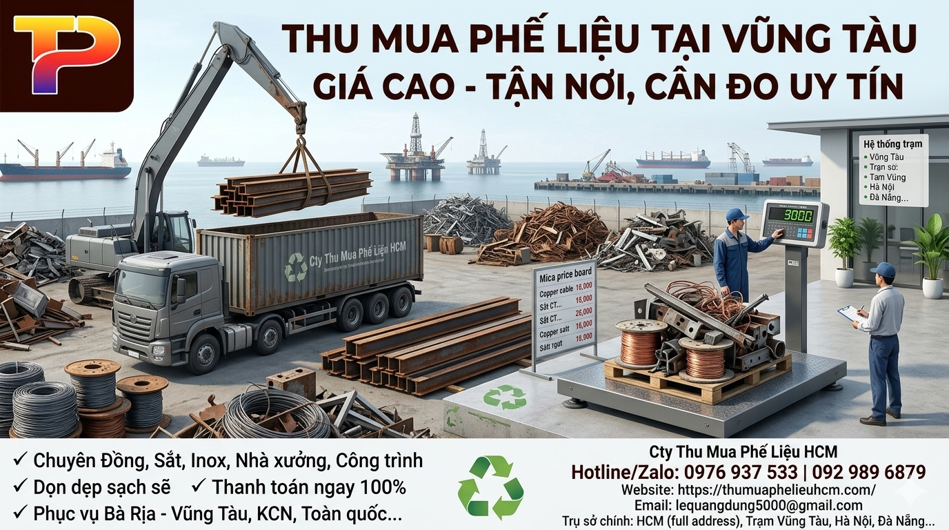 Thu mua phế liệu tại Vũng Tàu