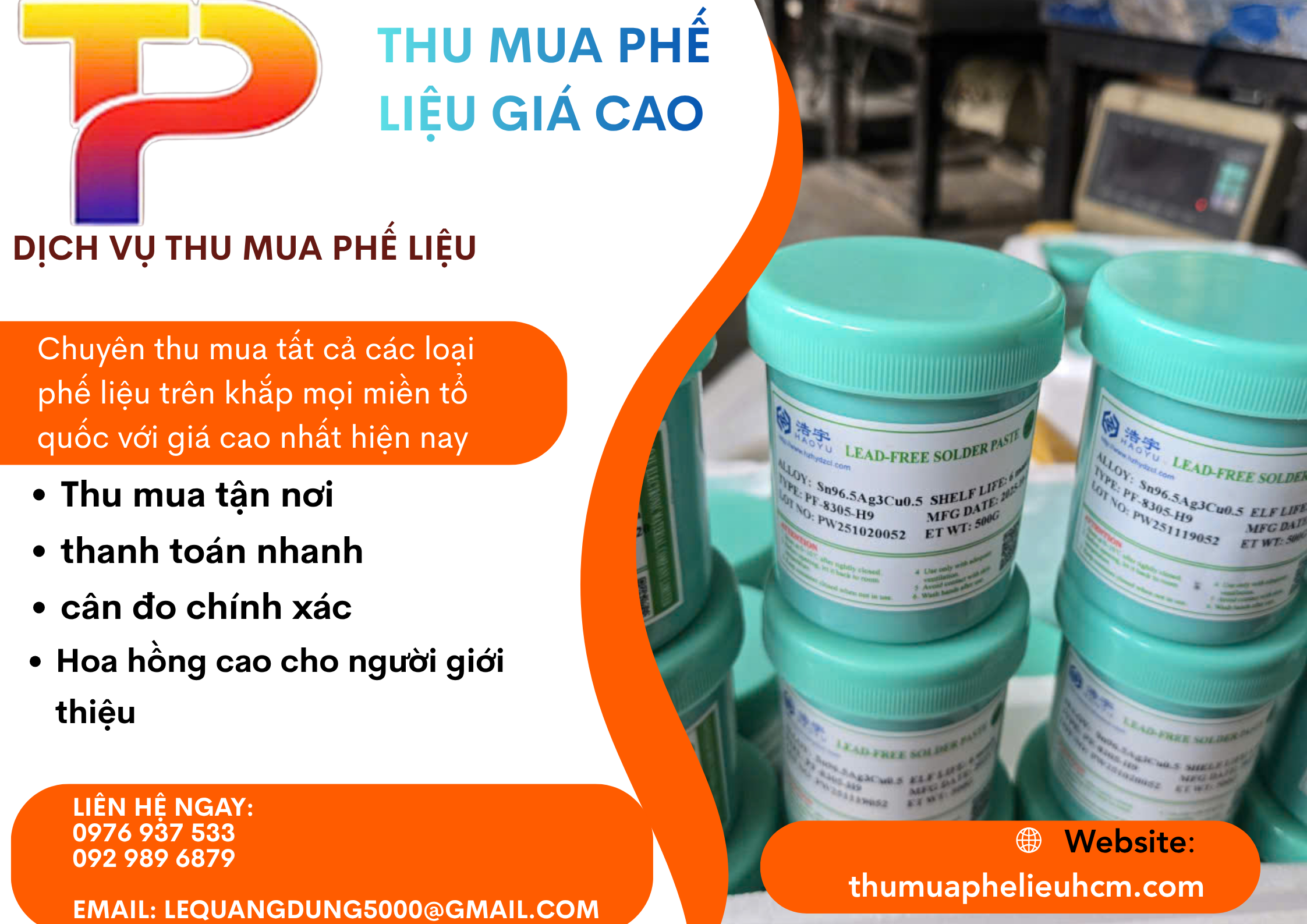 Thu mua thiếc giá cao