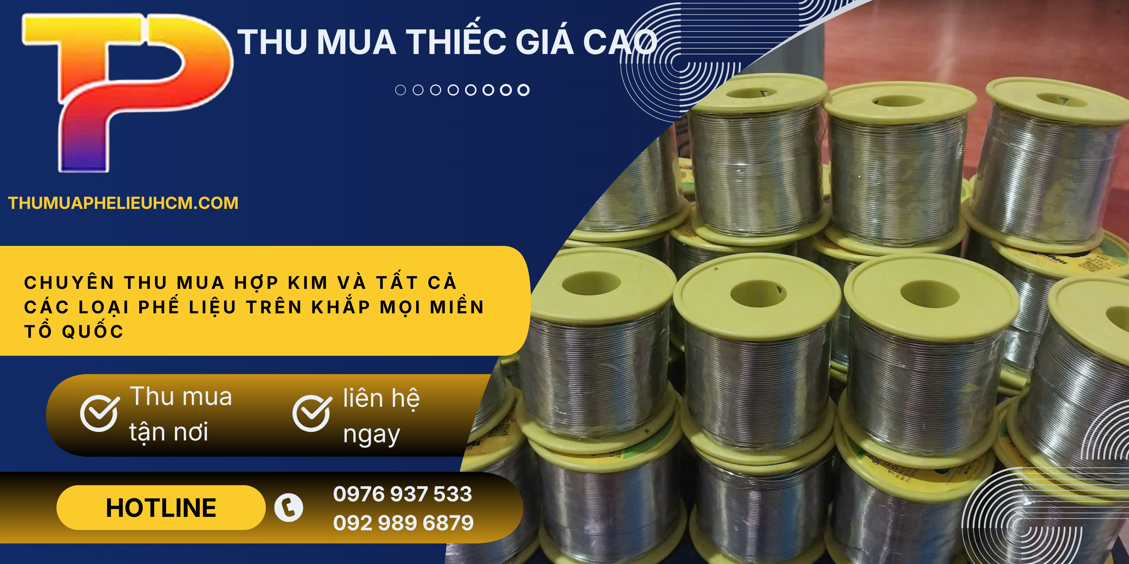 Thu mua thiếc cuộn cũ giá cao tận nơi