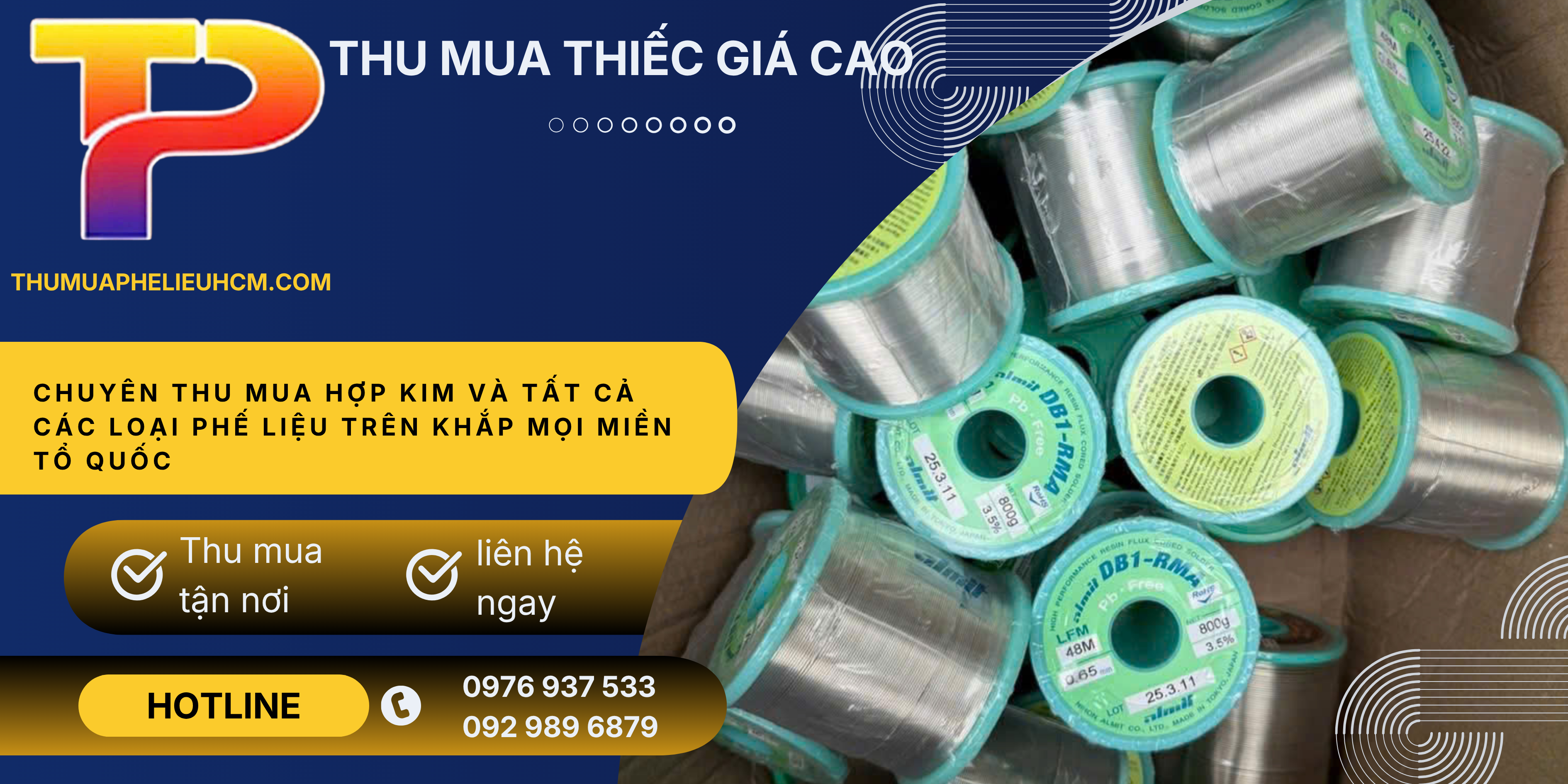 Thu mua thiếc phế liệu giá cao