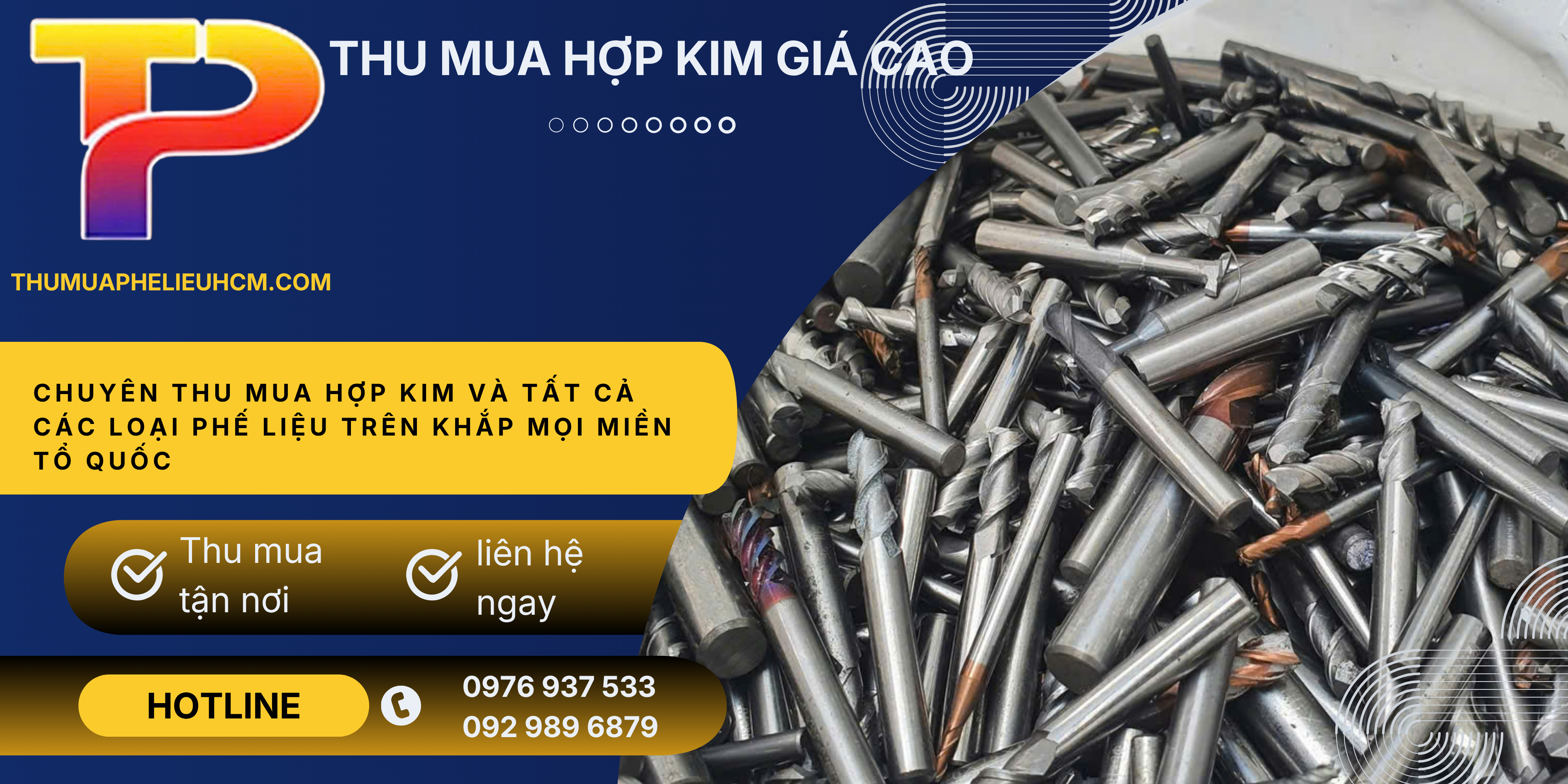 Thu mua mũi khoan hợp kim giá cao