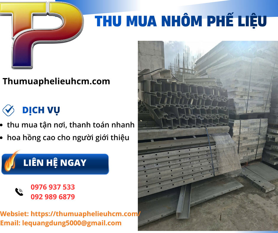 Thu Mua Nhôm Phế Liệu Giá Cao Tại TP.HCM & Các Tỉnh Lân Cận 24/7
